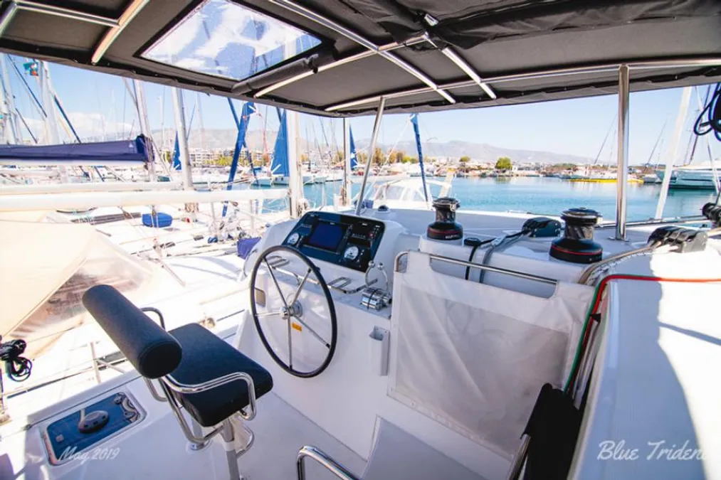 Blue-Trident-Lagoon-42-Luxury-Bareboat-Skippered-Yachting-Sailing-Catamaran-Yacht-Charter-Rental-Greece 3