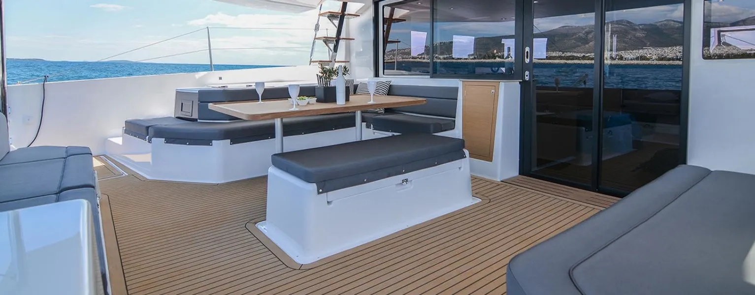 Diva-Dufour-48-Luxury-Bareboat-Skippered-Yachting-Sailing-Catamaran-Yacht-Charter-Rental-Greece