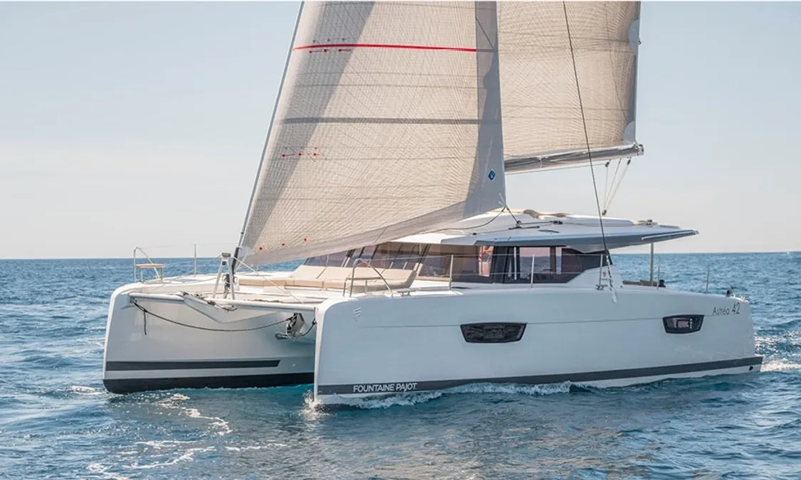 Nou-Nou-1-Fountaine-Pajot-Astrea-42-Luxury-Bareboat-Skippered-Yachting-Sailing-Catamaran-Yacht-Charter-Rental-Greece (2)