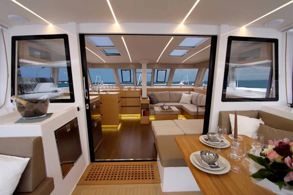 Open-Sea-Nautitech-46-Open-Luxury-Bareboat-Skippered-Yachting-Sailing-Catamaran-Yacht-Charter-Rental-Greece 2