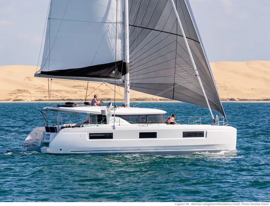 Zen-Lagoon-46-Luxury-Bareboat-Skippered-Yachting-Sailing-Catamaran-Yacht-Charter-Rental-Greece
